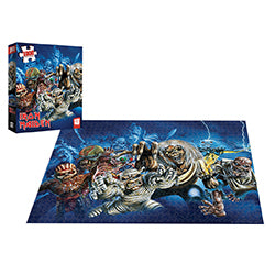 PUZZLE 1000pc IRON MAIDEN FACES OF EDDIE | L.A. Mood Comics and Games