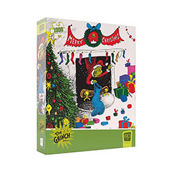 Puzzle: 1000pc Dr. Seuss Merry Grinchmas | L.A. Mood Comics and Games