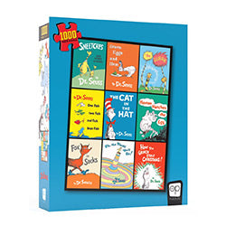 Puzzle: 1000pc Dr. Seuss Books Collection | L.A. Mood Comics and Games