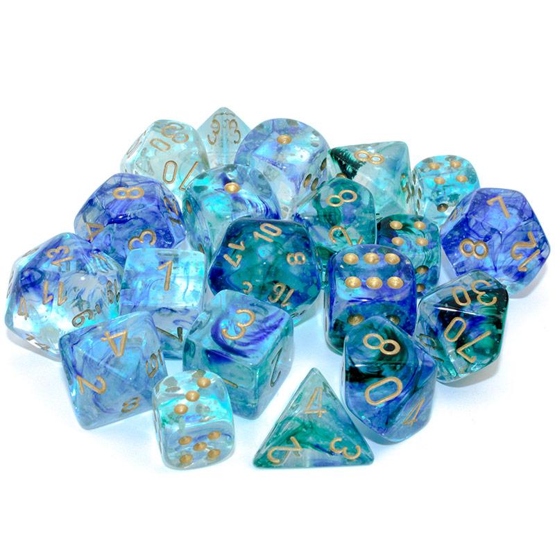 Chessex: D6  Nebula™ Dice sets - 16mm | L.A. Mood Comics and Games