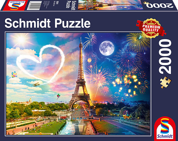 Puzzle: Paris, Day and Night (2000pc) | L.A. Mood Comics and Games