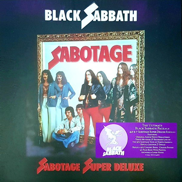 Black Sabbath - Sabotage Super Deluxe Box Set (4xLP Vinyl) | L.A. Mood Comics and Games