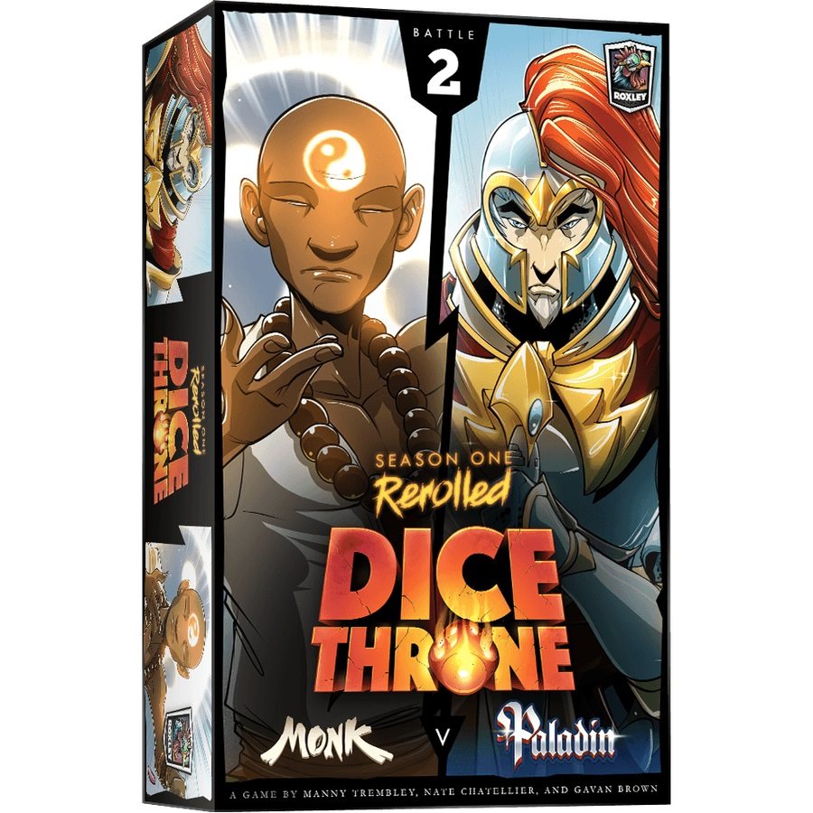 Dice Throne: Season One: Monk vs Paladin | L.A. Mood Comics and Games