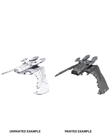 Star Trek: Deep Cuts Unpainted Miniatures: Reman Warbird | L.A. Mood Comics and Games