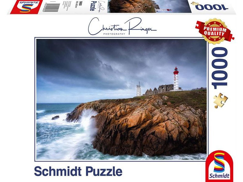 St. Mathieu Lighthouse Puzzle 1000 Pieces | L.A. Mood Comics and Games