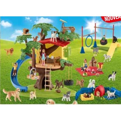 Puzzle: Farm World, Happy Dogs (40 pcs) | L.A. Mood Comics and Games