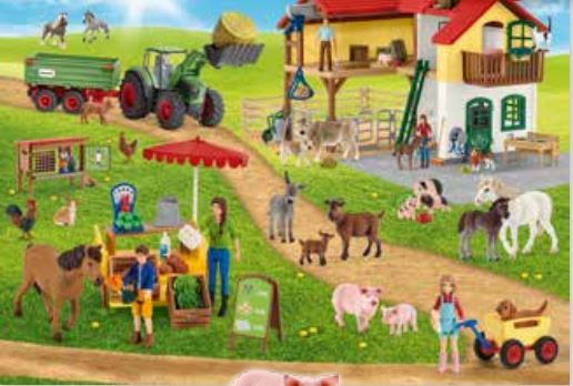 Puzzle: Farm World (100 pcs) | L.A. Mood Comics and Games