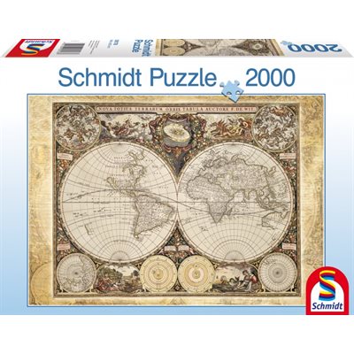 Puzzle: 2000 Historical World Map | L.A. Mood Comics and Games