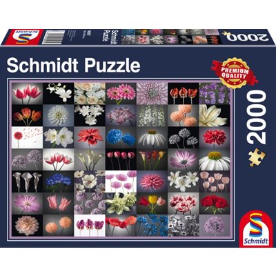 Puzzle: 2000 Floral Greeting | L.A. Mood Comics and Games