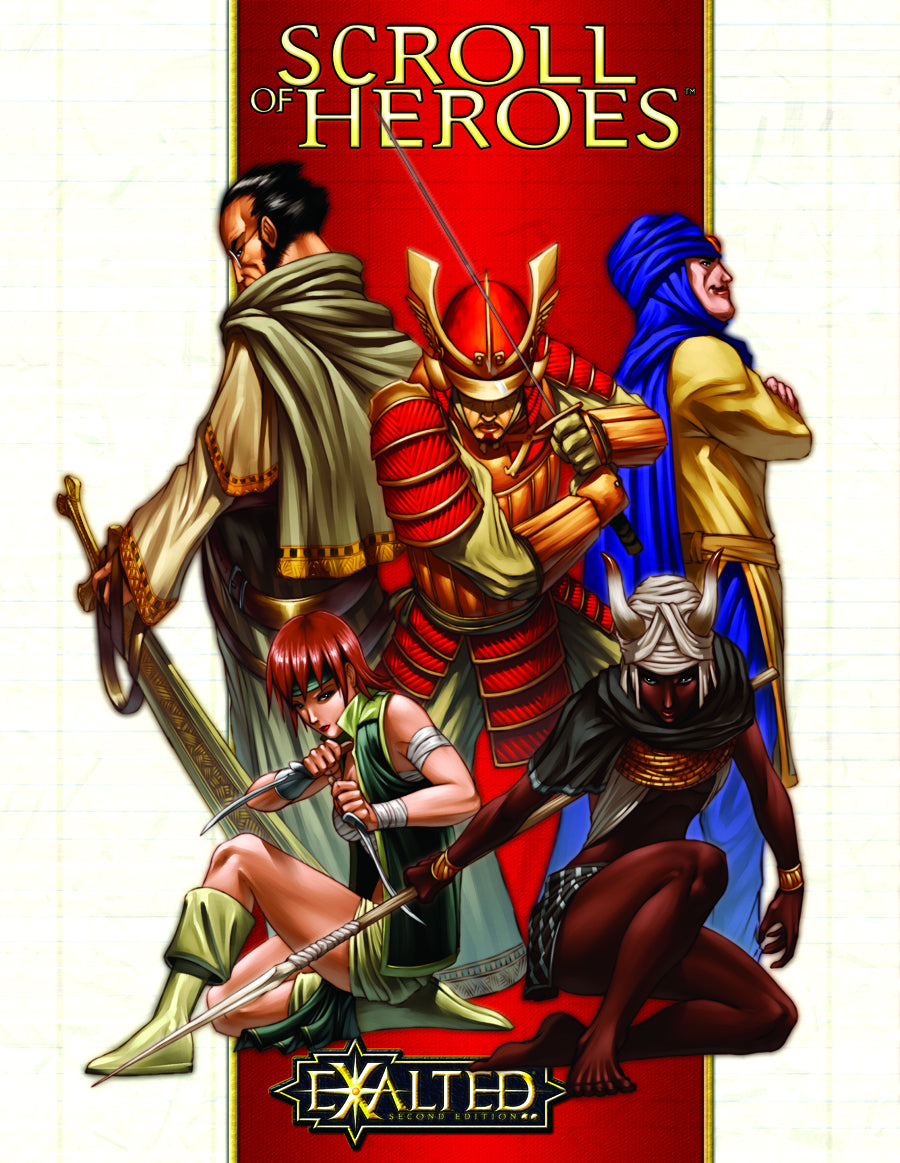 EXALTED RPG SCROLL HEROES | L.A. Mood Comics and Games
