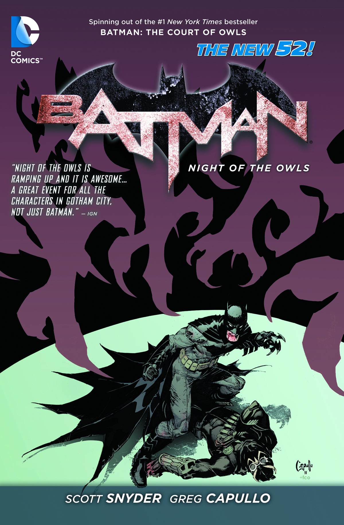 BATMAN NIGHT OF THE OWLS TP (N52) | L.A. Mood Comics and Games