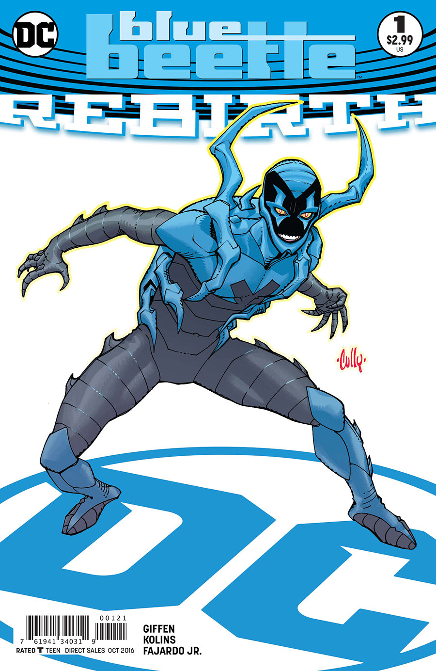 BLUE BEETLE REBIRTH #1 VAR ED | L.A. Mood Comics and Games