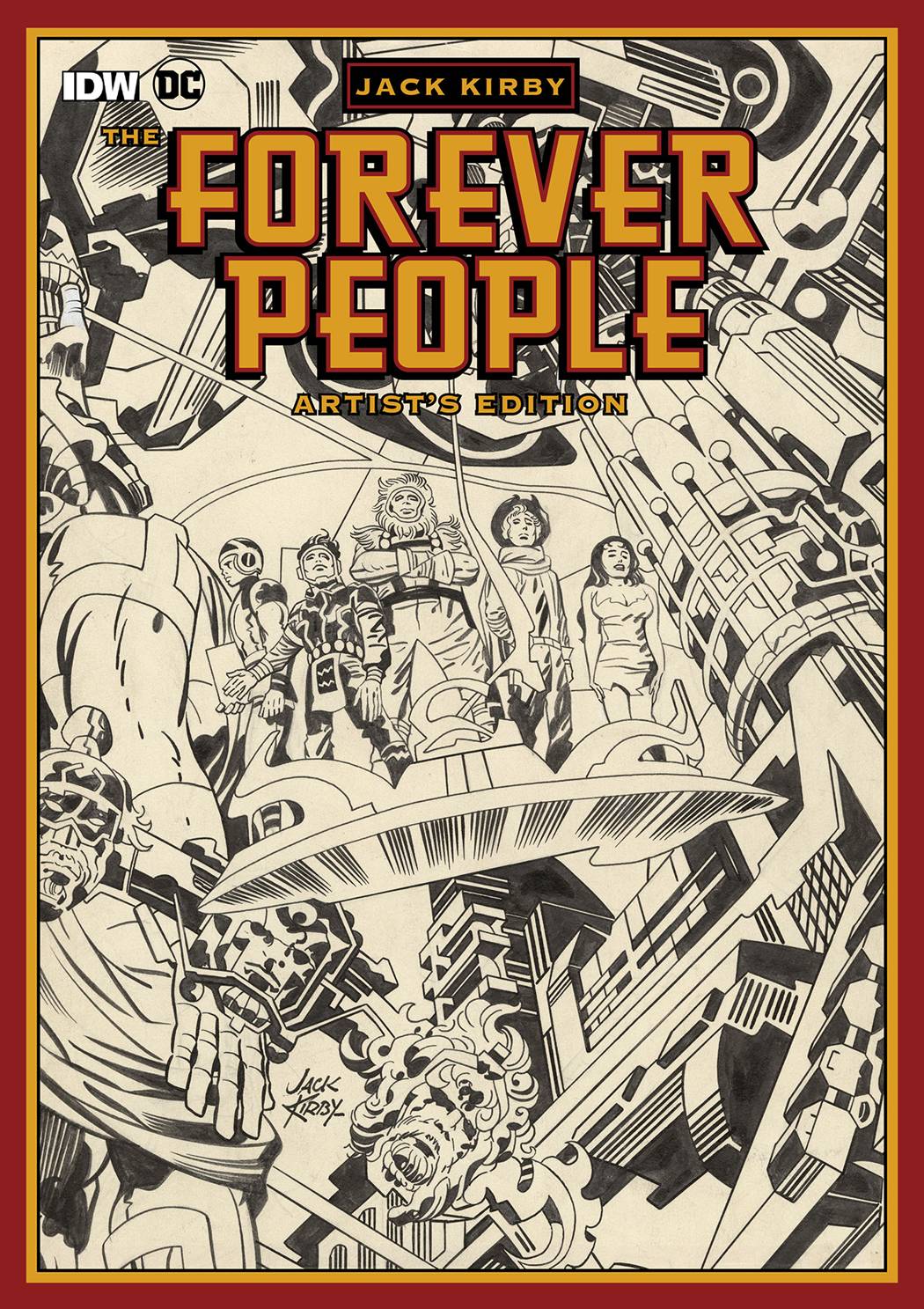 JACK KIRBY FOREVER PEOPLE ARTIST ED HC | L.A. Mood Comics and Games