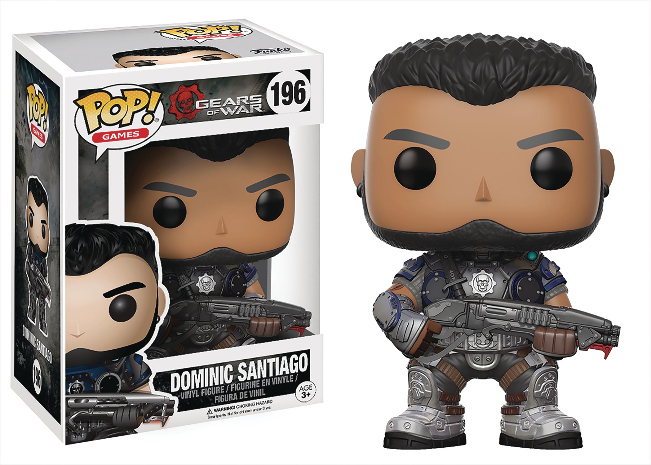 POP GEARS OF WAR DOMINIC SANTIAGO VINYL FIG (C: 1-0-2) | L.A. Mood Comics and Games