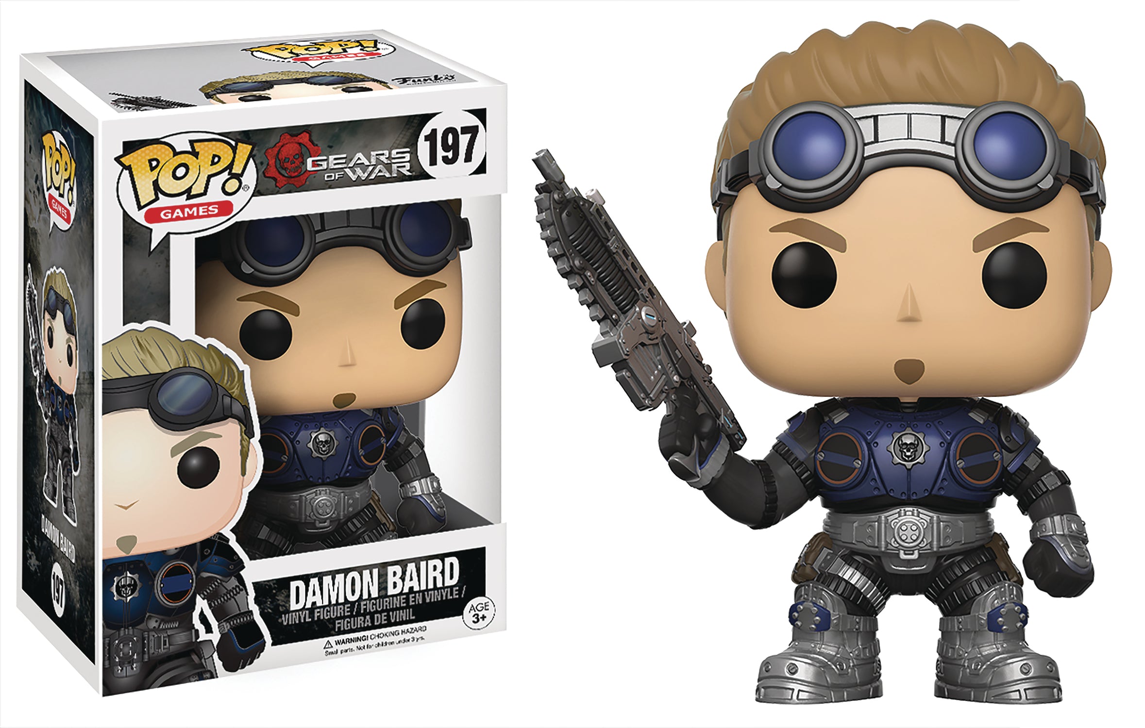 POP GEARS OF WAR DAMON BAIRD ARMORED VINYL FIG (C: 1-0-2) | L.A. Mood Comics and Games