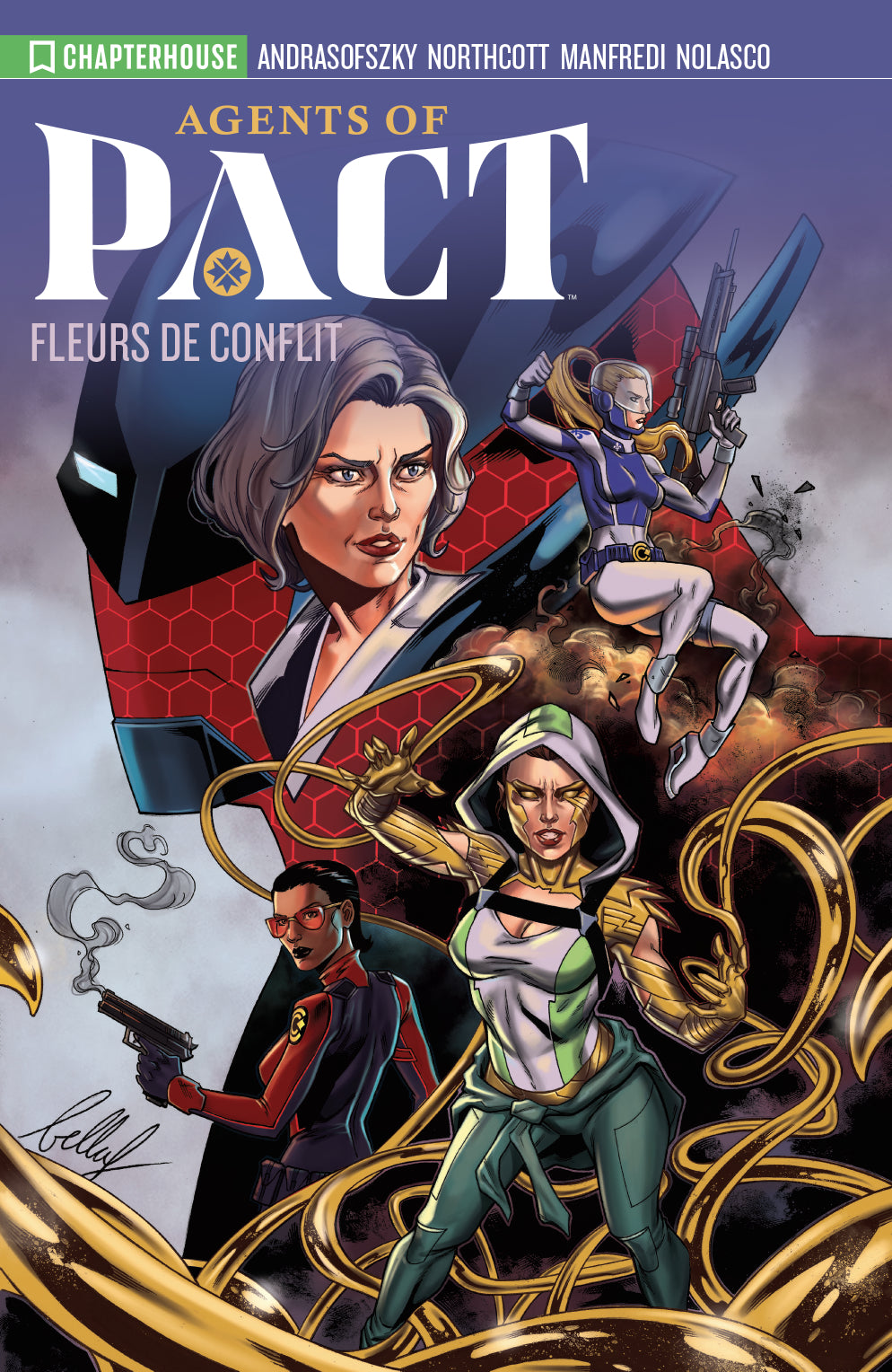 AGENTS OF PACT TP VOL 01 FLEURS DE CONFLIT | L.A. Mood Comics and Games