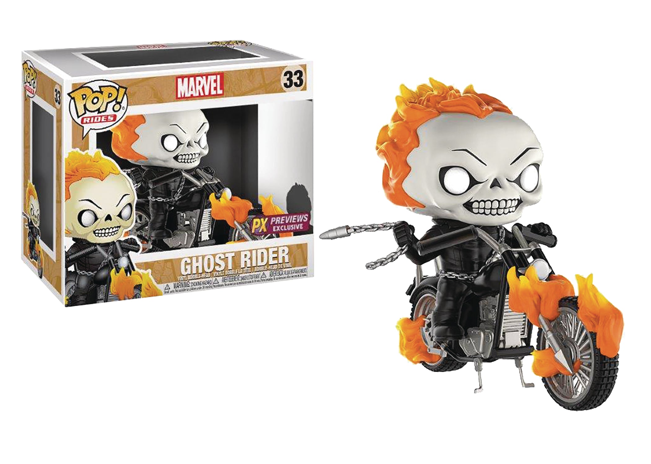 POP RIDES MARVEL CLASSIC GHOST RIDER W/BIKE PX VINYL FIG (O/ | L.A. Mood Comics and Games