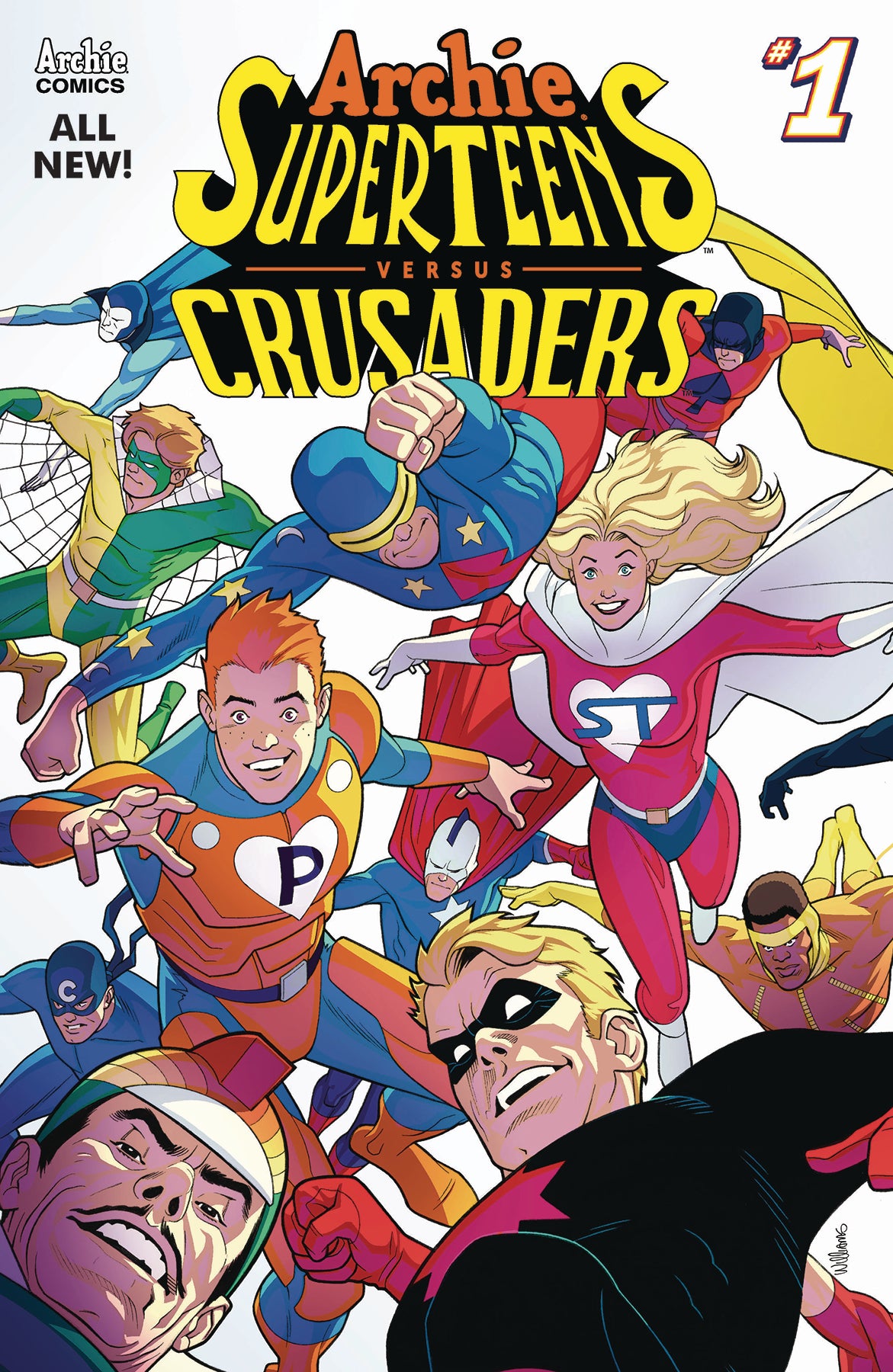 ARCHIES SUPERTEENS VS CRUSADERS #1 CVR A CONNECTING CVR 1 | L.A. Mood Comics and Games