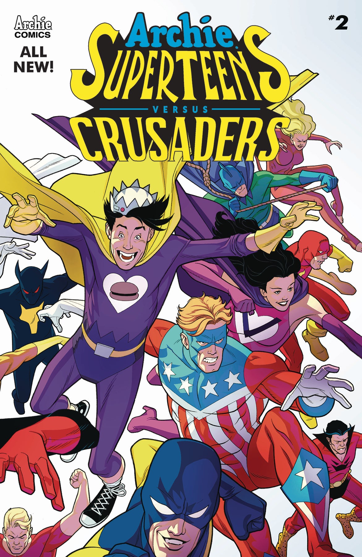 ARCHIES SUPERTEENS VS CRUSADERS #2 CVR A WILLIAMS CONNECTING | L.A. Mood Comics and Games