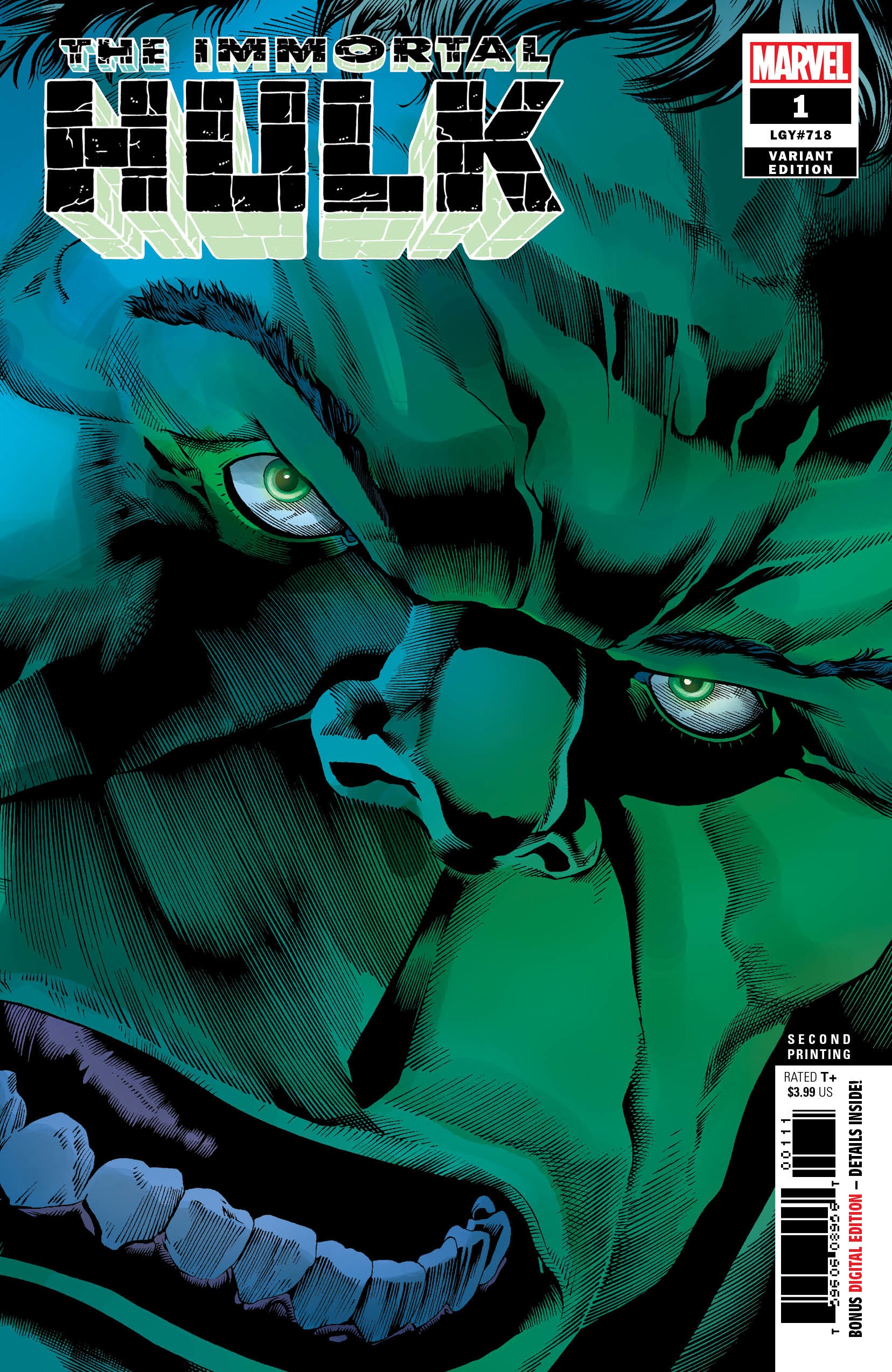 IMMORTAL HULK #1 3RD PTG BENNETT VAR | L.A. Mood Comics and Games