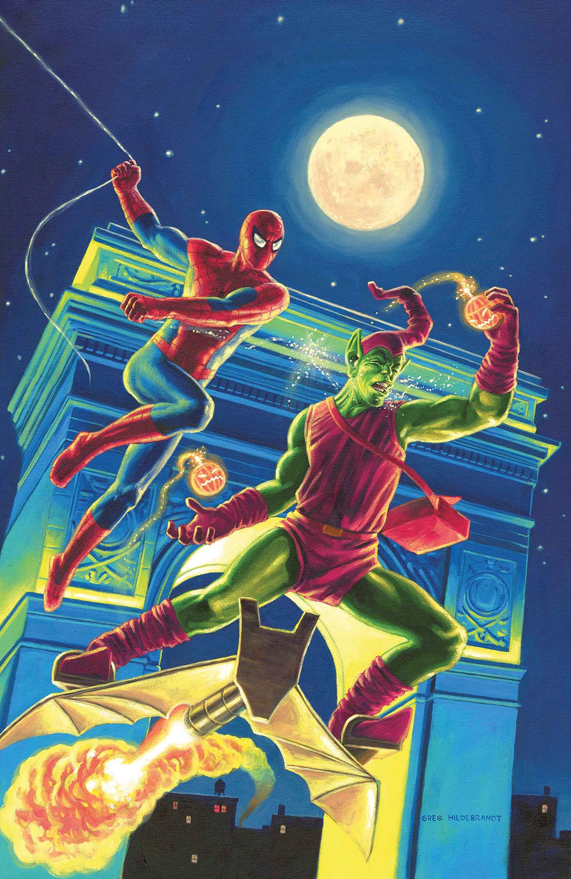 AVENGERS #16 HILDEBRANDT SPIDER-MAN VILLAINS VAR | L.A. Mood Comics and Games