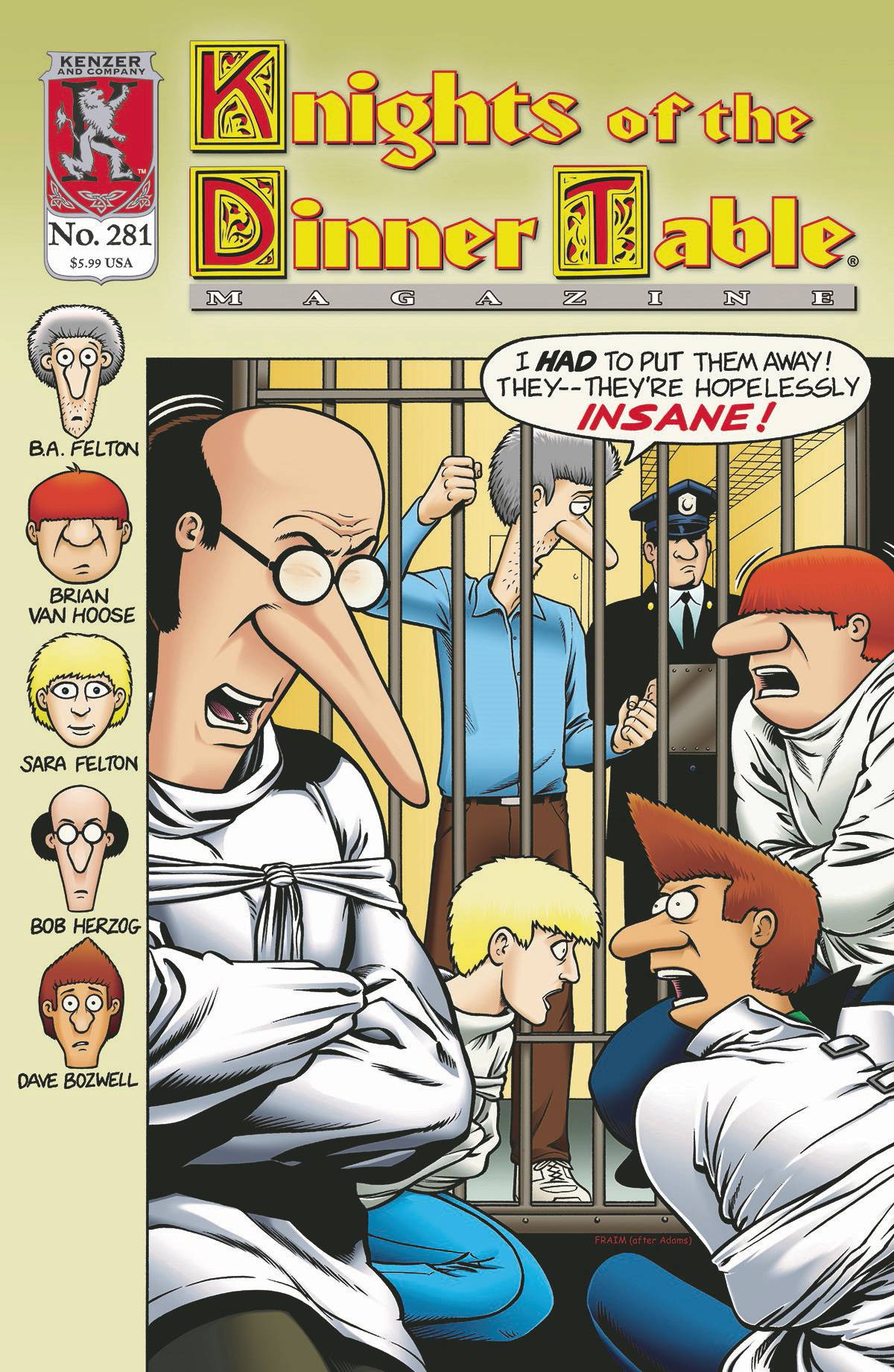 KNIGHTS OF THE DINNER TABLE #281 | L.A. Mood Comics and Games