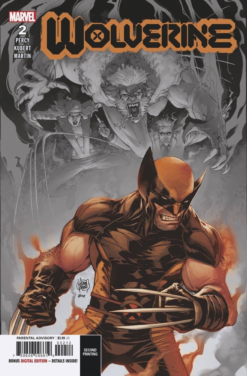 WOLVERINE #2 2ND PTG KUBERT VAR DX | L.A. Mood Comics and Games