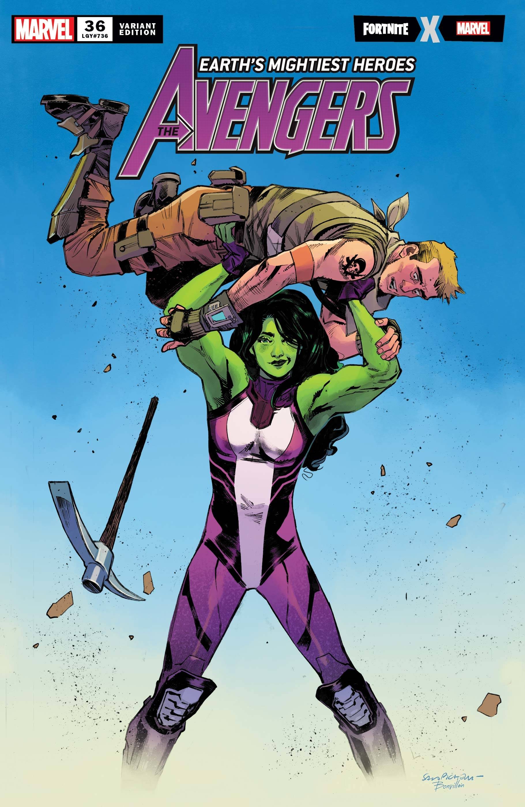 AVENGERS #36 PICHELLI FORTNITE VAR | L.A. Mood Comics and Games