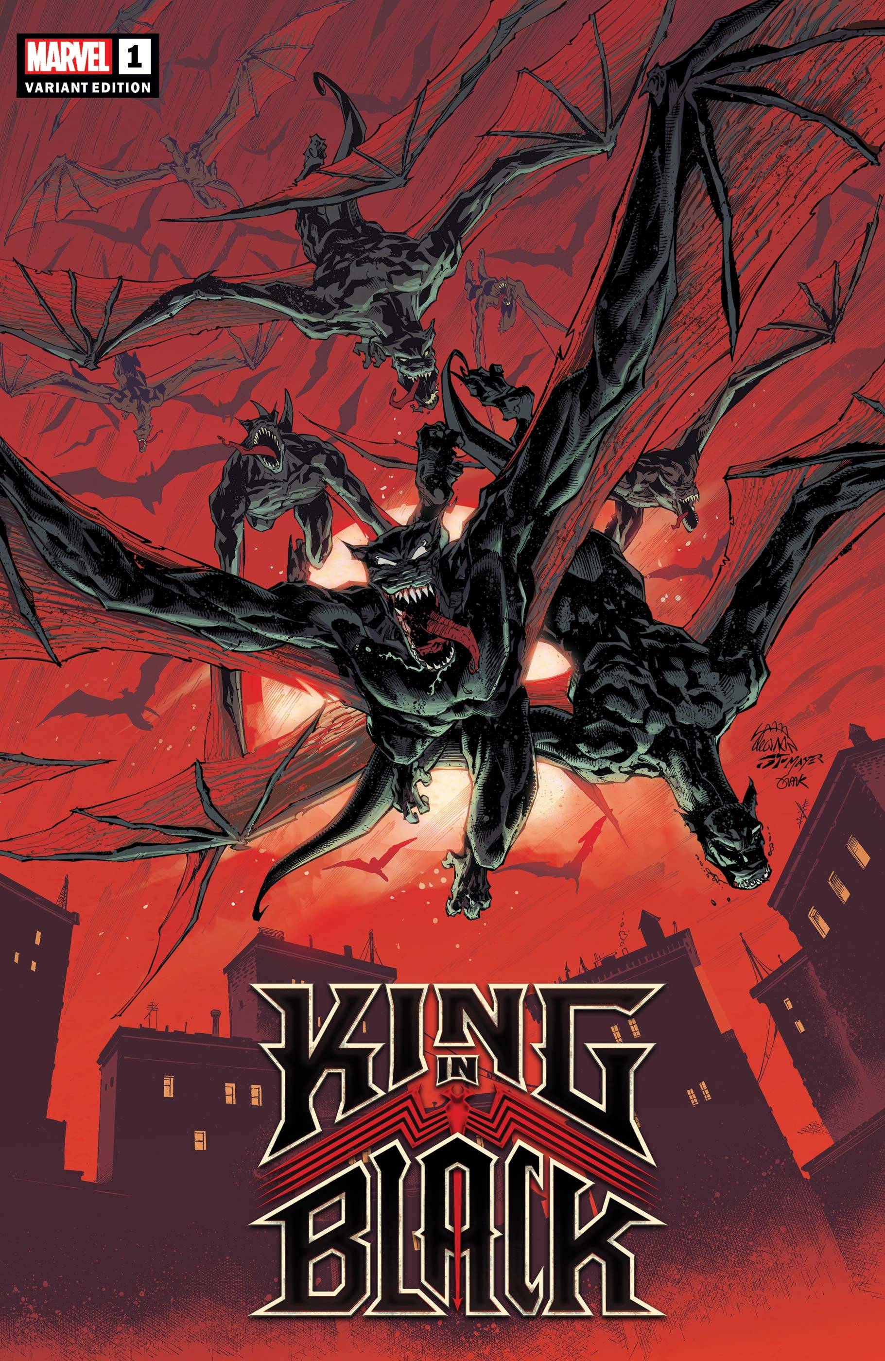 KING IN BLACK #1 (OF 5) STEGMAN DARKNESS REIGNS VAR | L.A. Mood Comics and Games