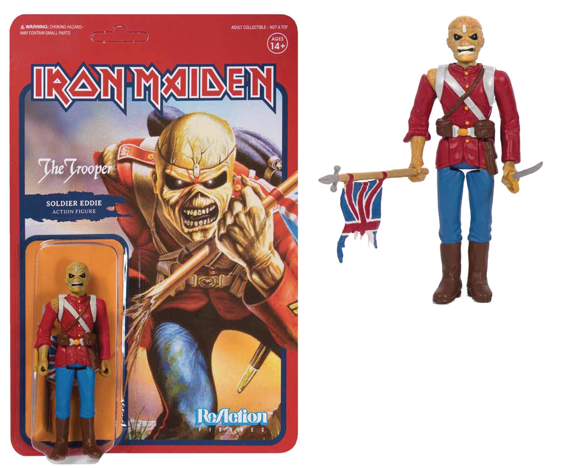 IRON MAIDEN TROOPER SOLDIER EDDIE REACTION FIGURE (NET) (C: | L.A. Mood Comics and Games