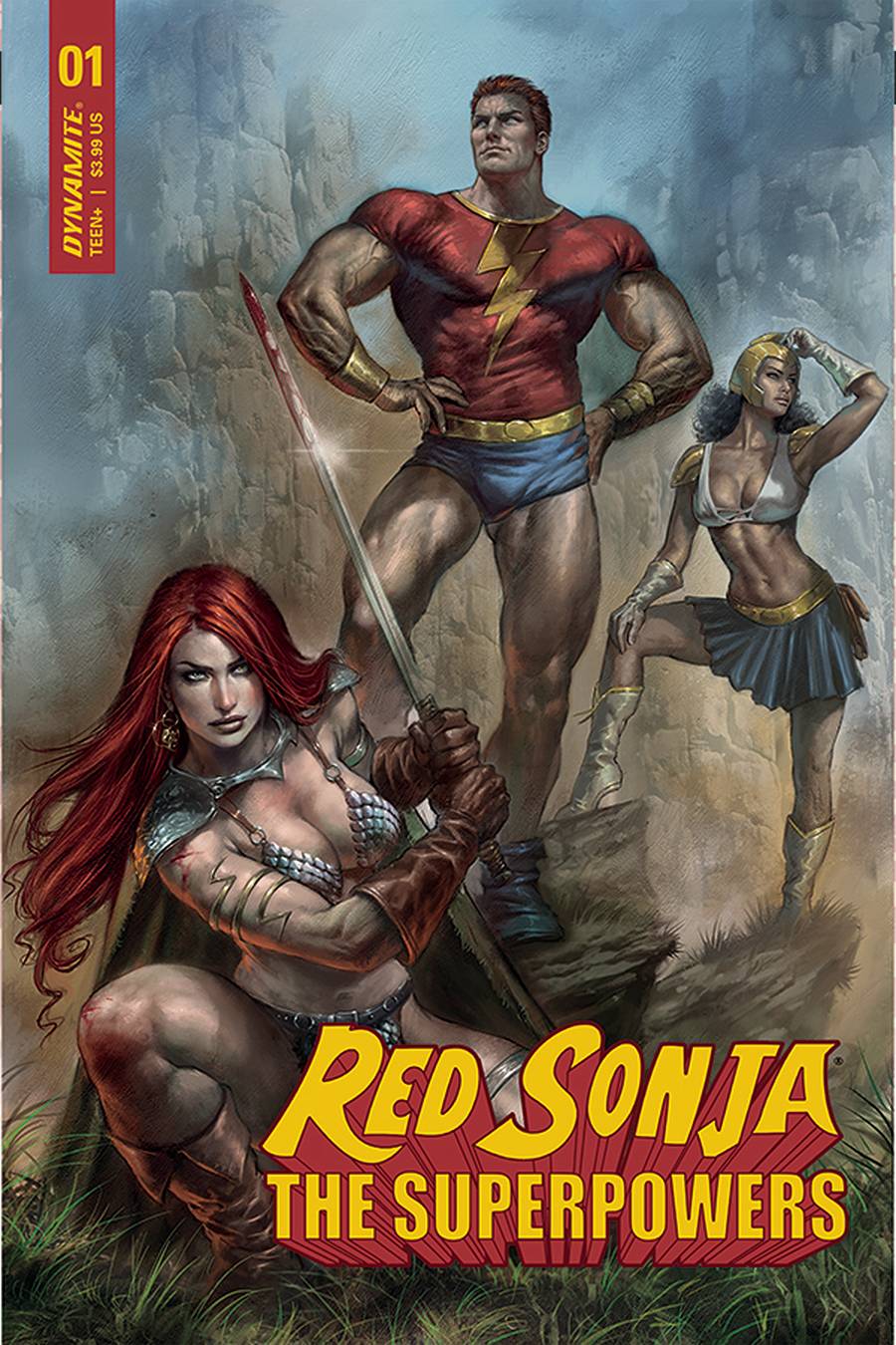 RED SONJA THE SUPERPOWERS #1 CVR A PARRILLO | L.A. Mood Comics and Games