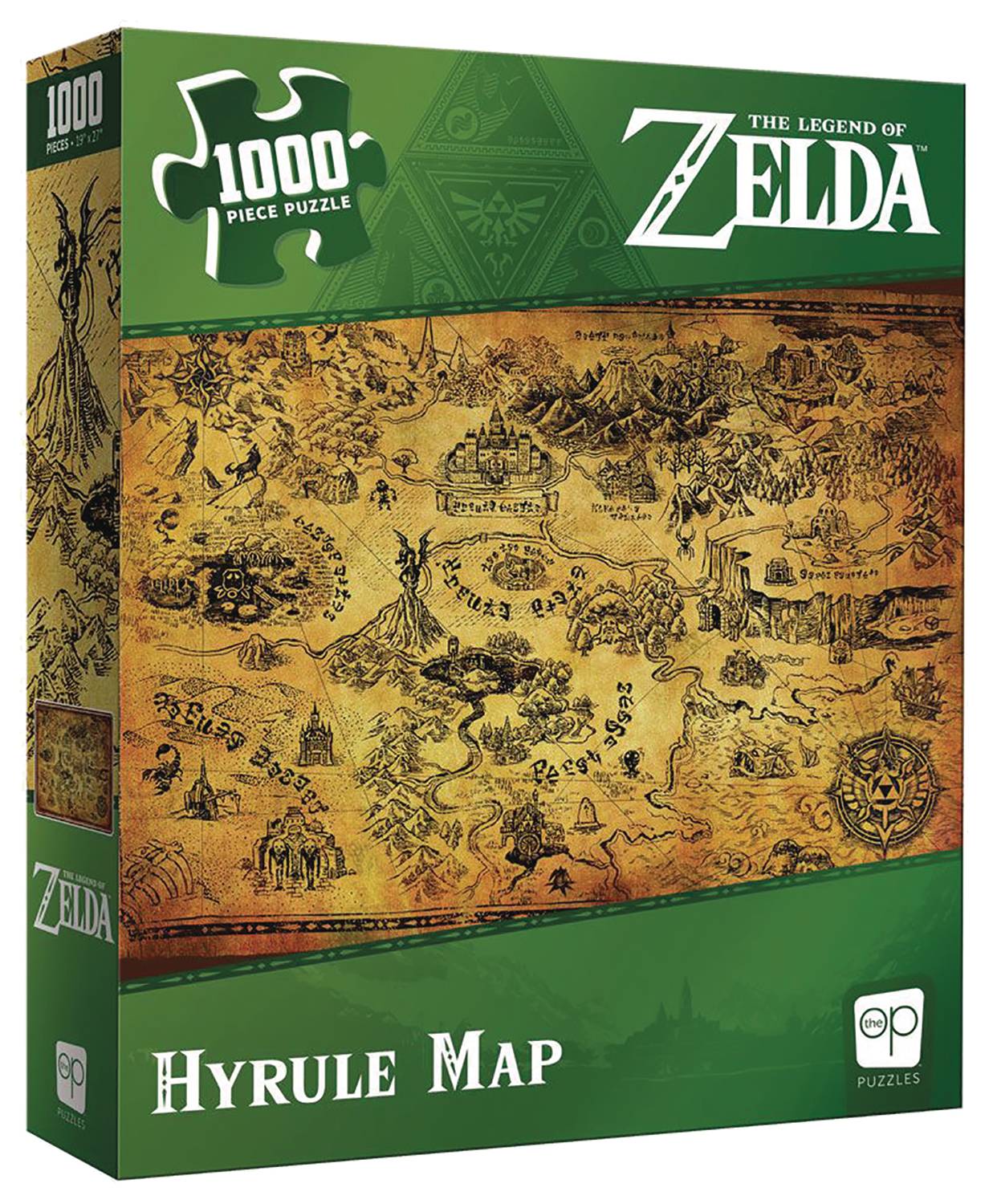 ZELDA HYRULE MAP 1000 PC PUZZLE | L.A. Mood Comics and Games