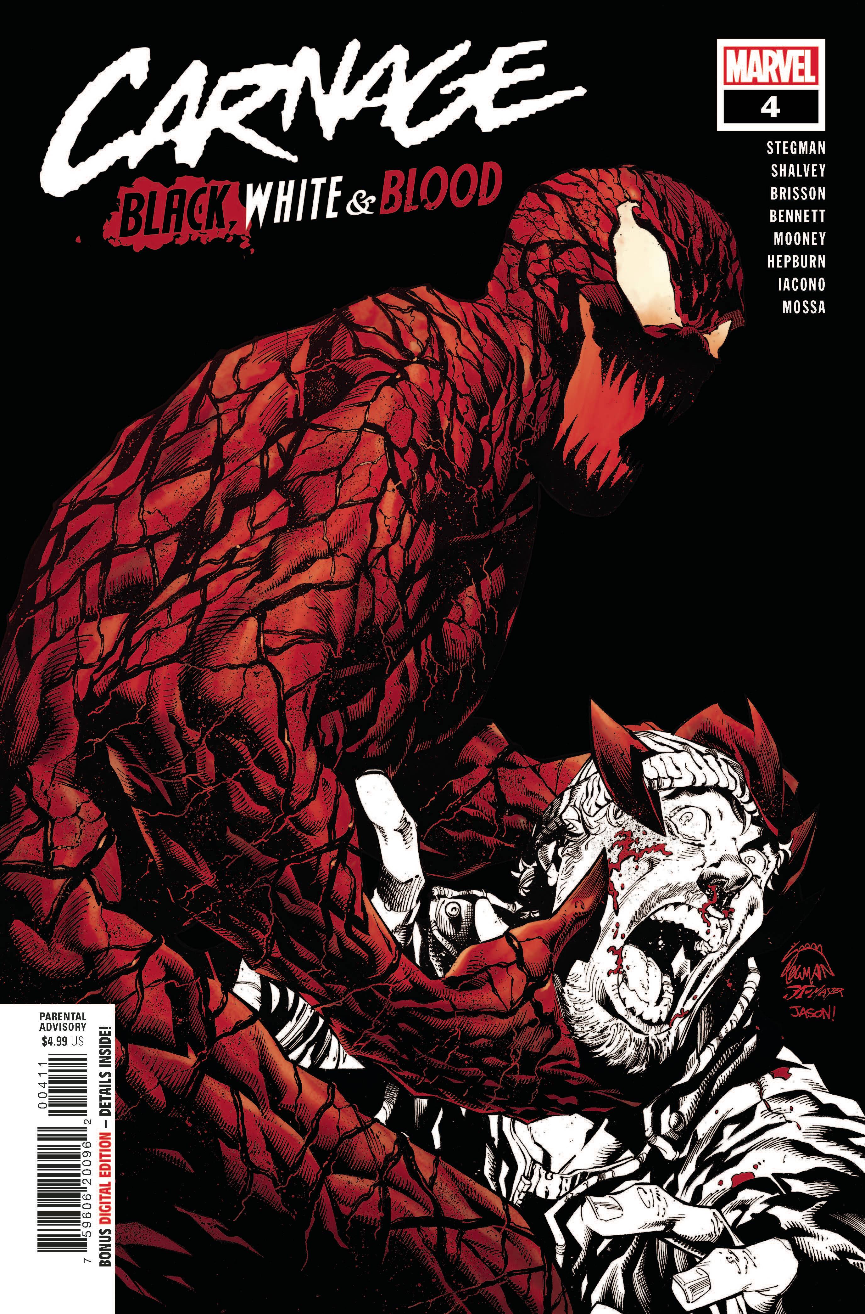 CARNAGE BLACK WHITE AND BLOOD #4 (OF 4) | L.A. Mood Comics and Games