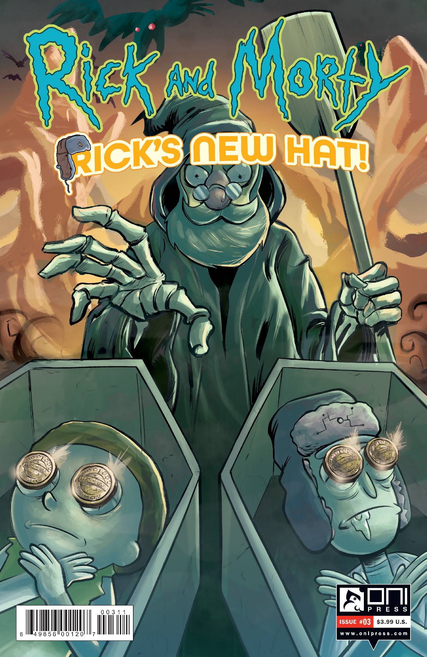 RICK AND MORTY RICKS NEW HAT #3 CVR A STRESING | L.A. Mood Comics and Games