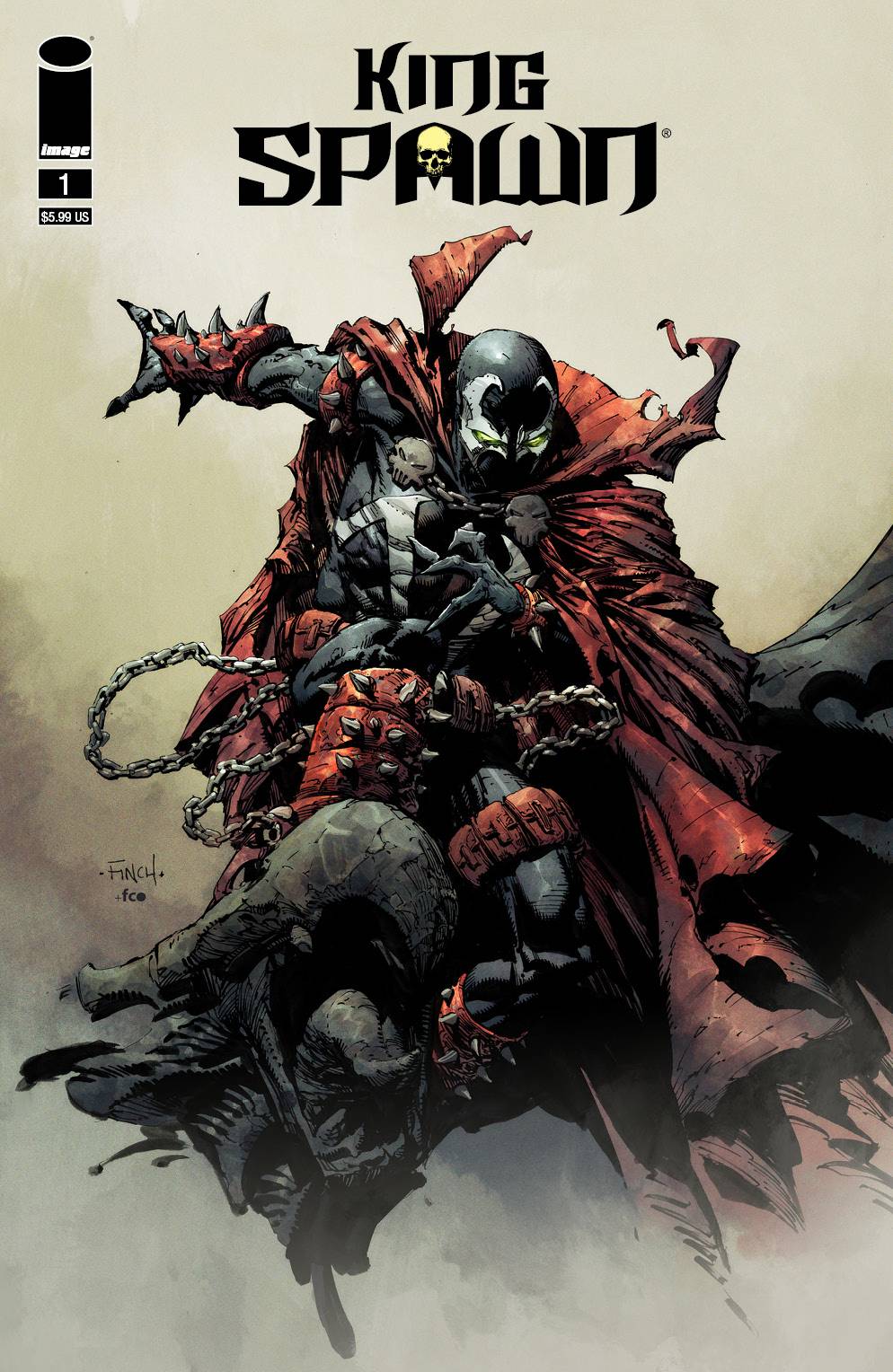 KING SPAWN #1 CVR C FINCH | L.A. Mood Comics and Games