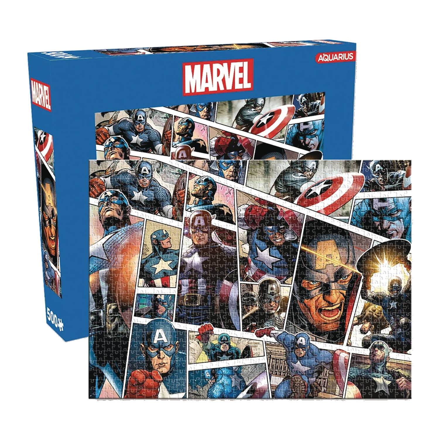 MARVEL CAPTAIN AMERICA PANELS 500PC PUZZLE (C: 1-1-2) | L.A. Mood Comics and Games