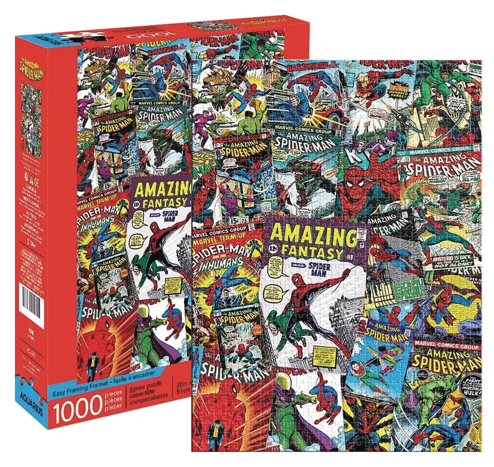 MARVEL SPIDER-MAN COVERS 1000PC PUZZLE (C: 1 (C: 1-1-2) | L.A. Mood Comics and Games