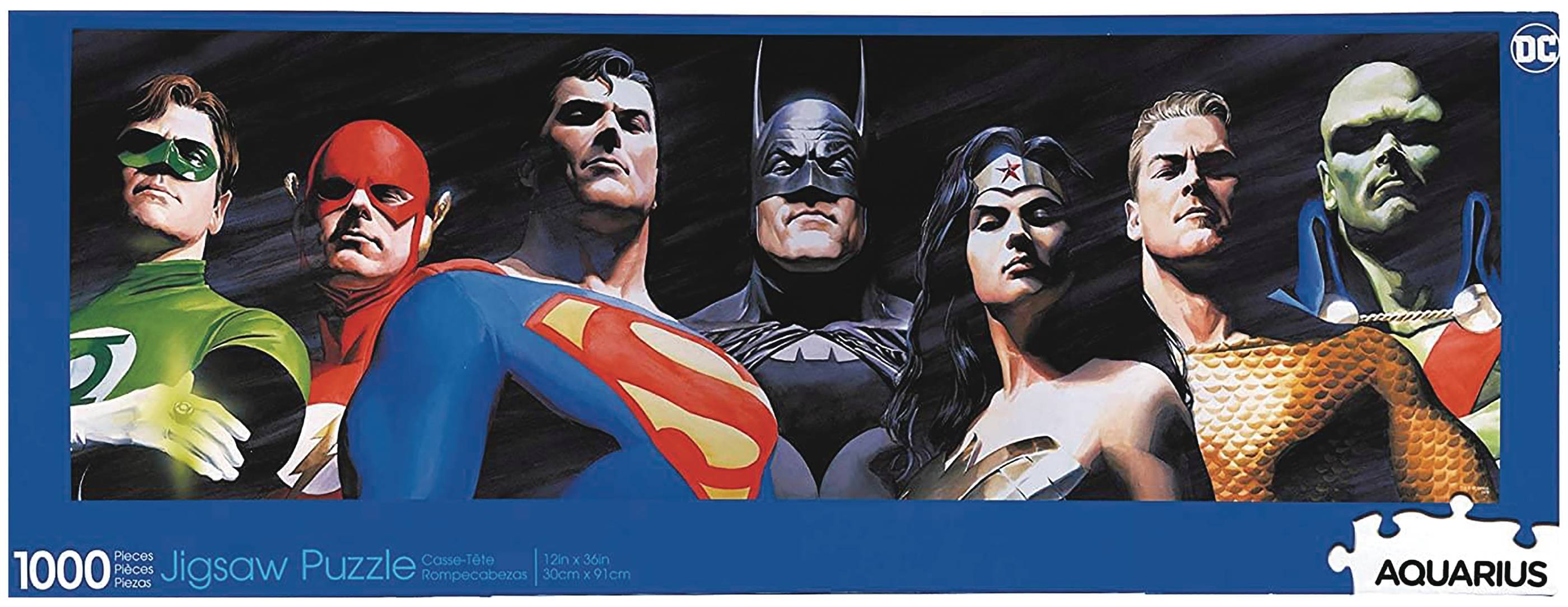 DC COMICS JLA 1000PC SLIM PUZZLE (C: 1-1-2) (C: 1-1-2) | L.A. Mood Comics and Games