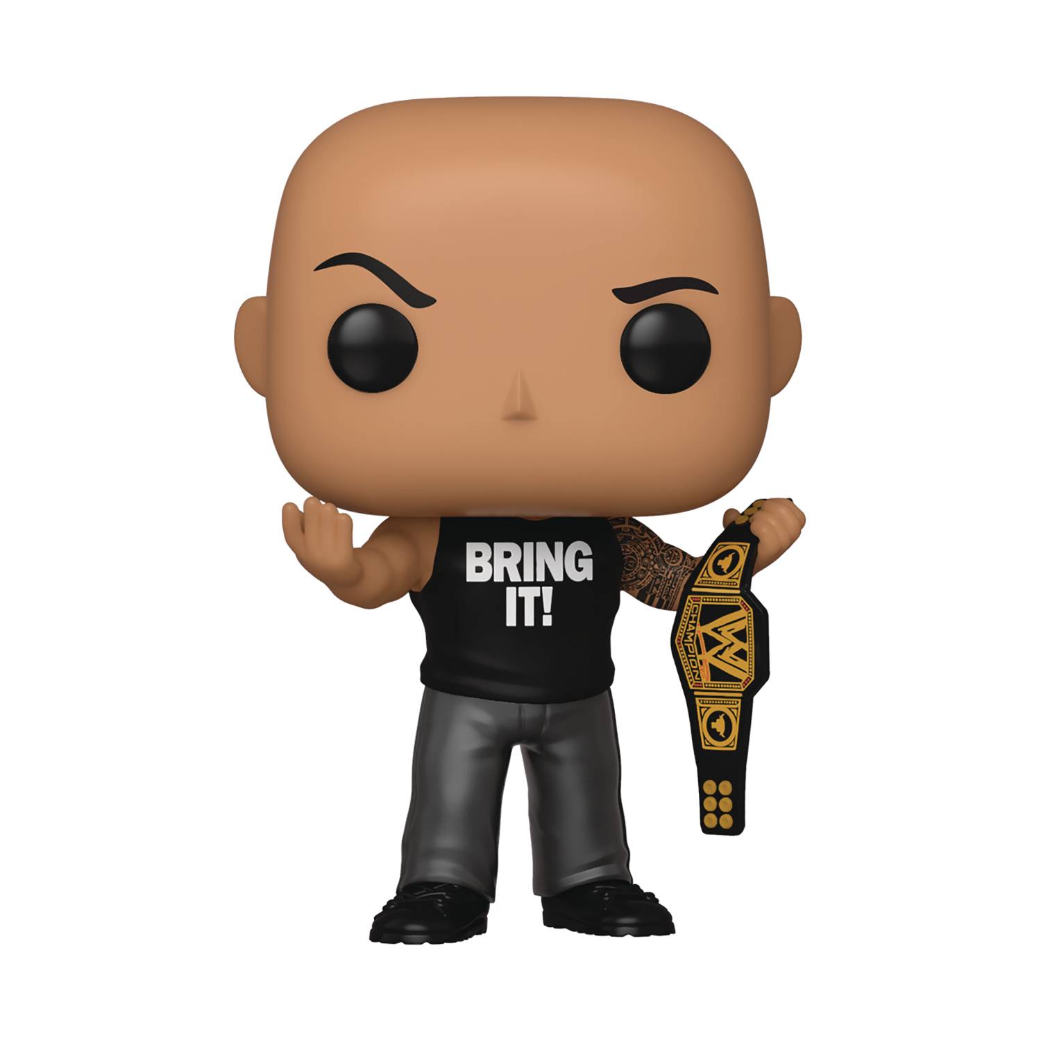 POP WWE THE ROCK WITH CHAMPIONSHIP BELT VINYL FIGURE (NET) ( | L.A. Mood Comics and Games