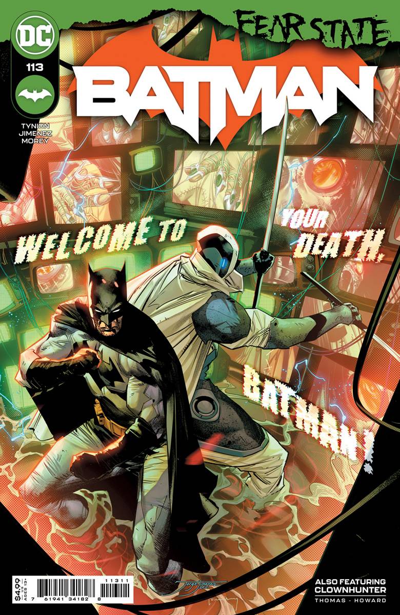 BATMAN #113 CVR A JORGE JIMENEZ (FEAR STATE) | L.A. Mood Comics and Games