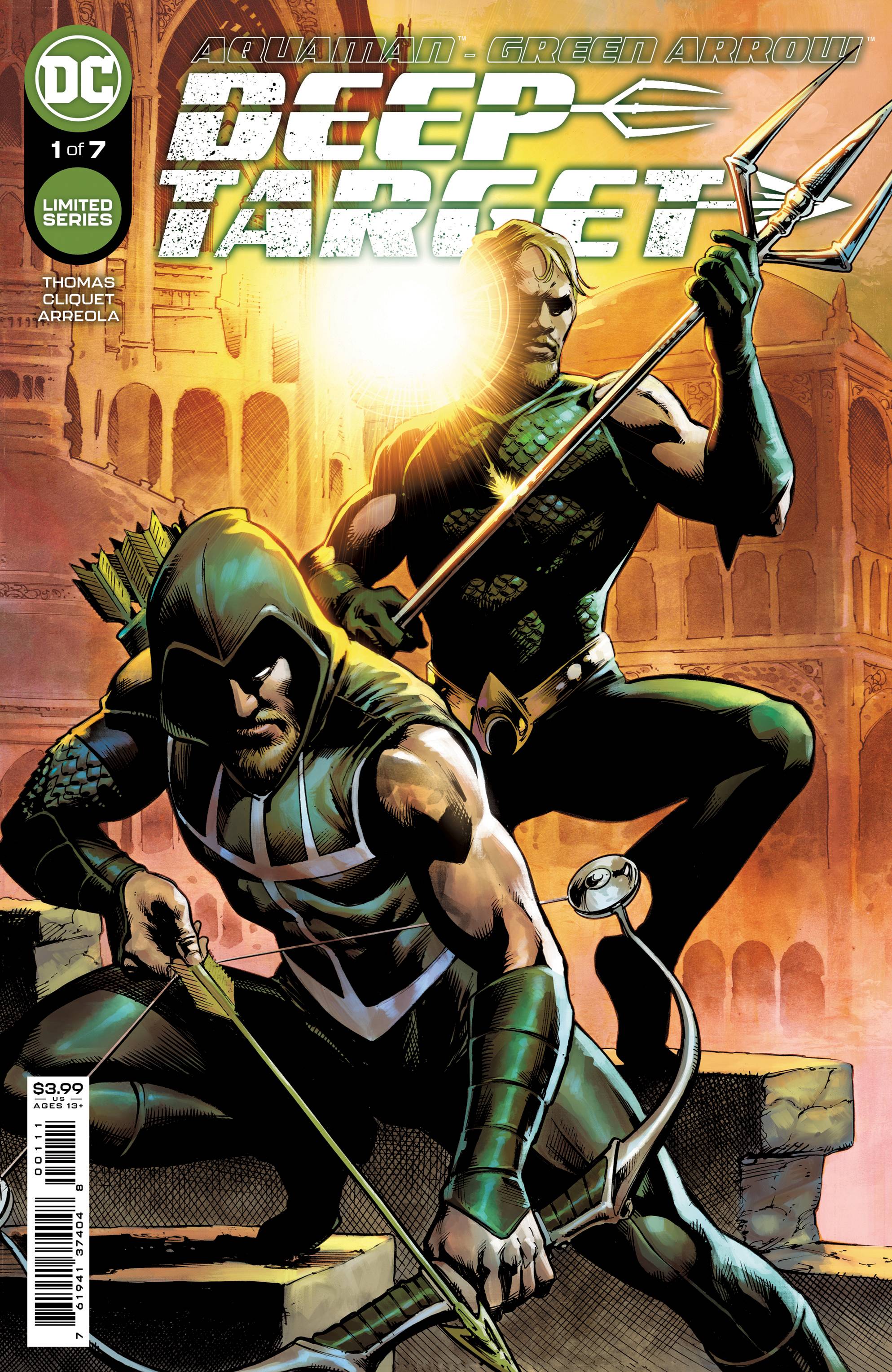 AQUAMAN GREEN ARROW DEEP TARGET #1 (OF 7) CVR A MARCO SANTUC | L.A. Mood Comics and Games