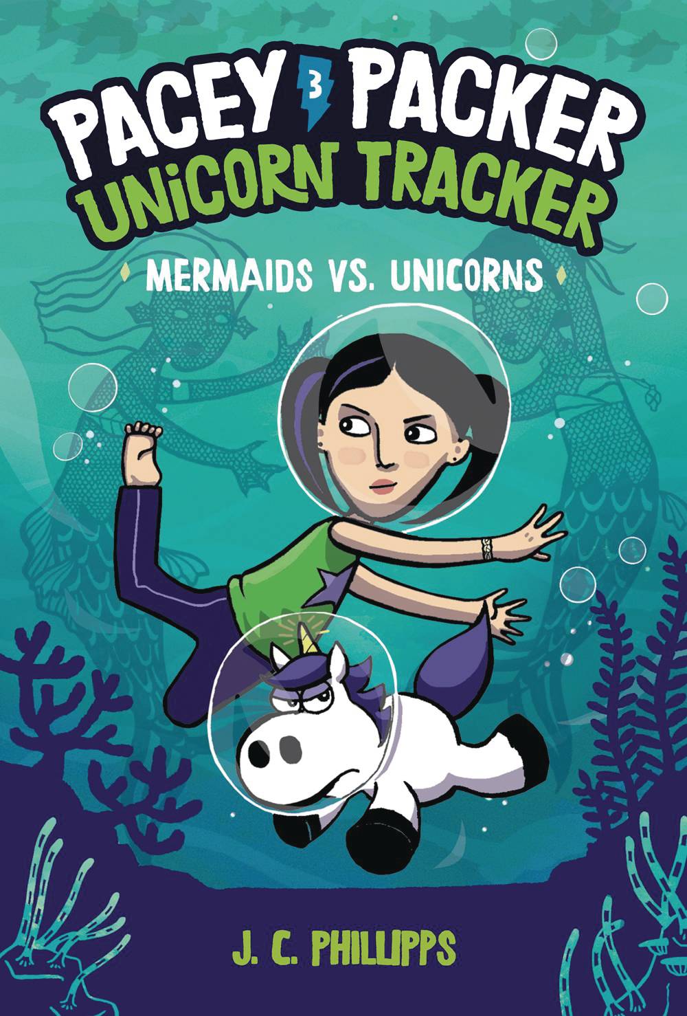 PACEY PACKER UNICORN TRACKER GN VOL 03 MERMAIDS VS. UNICORNS | L.A. Mood Comics and Games