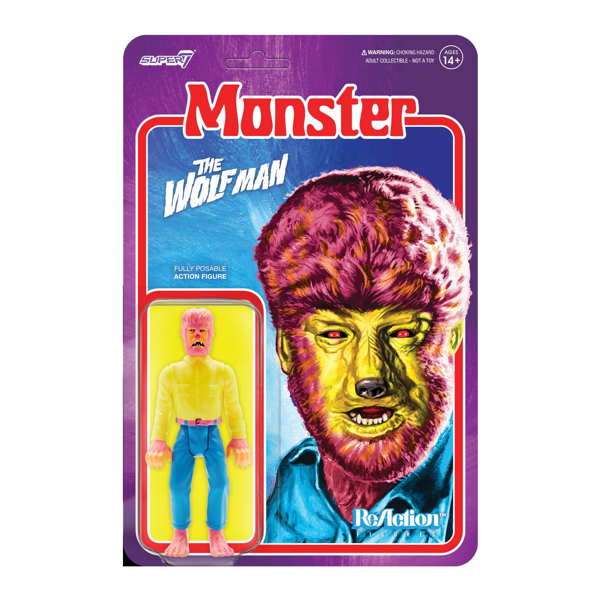 UNIV MONSTERS W5 WOLFMAN COSTUME COLORS REACTION FIG (NET) ( | L.A. Mood Comics and Games