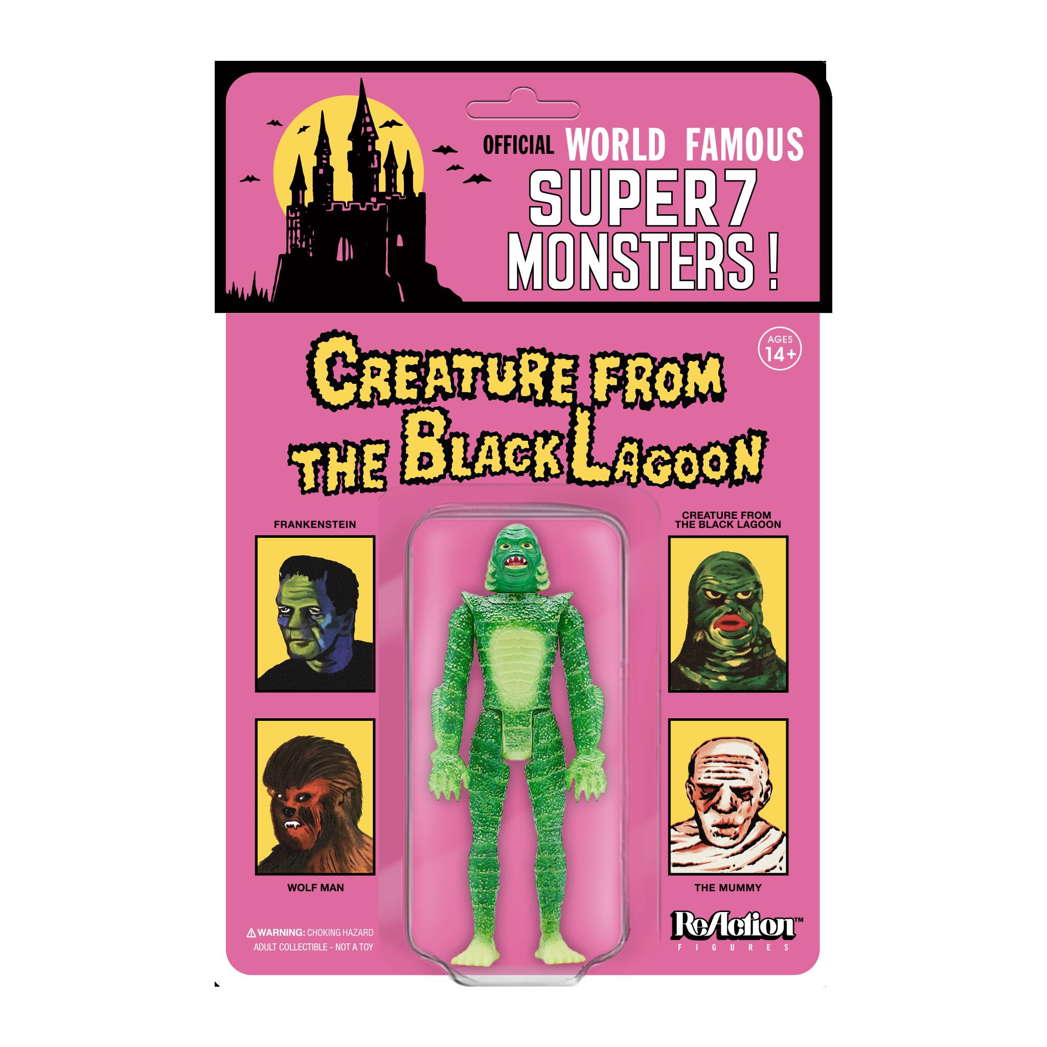 UNIVERSAL MONSTERS W4 CREATURE BLACK LAGOON WID REACTION FIG | L.A. Mood Comics and Games