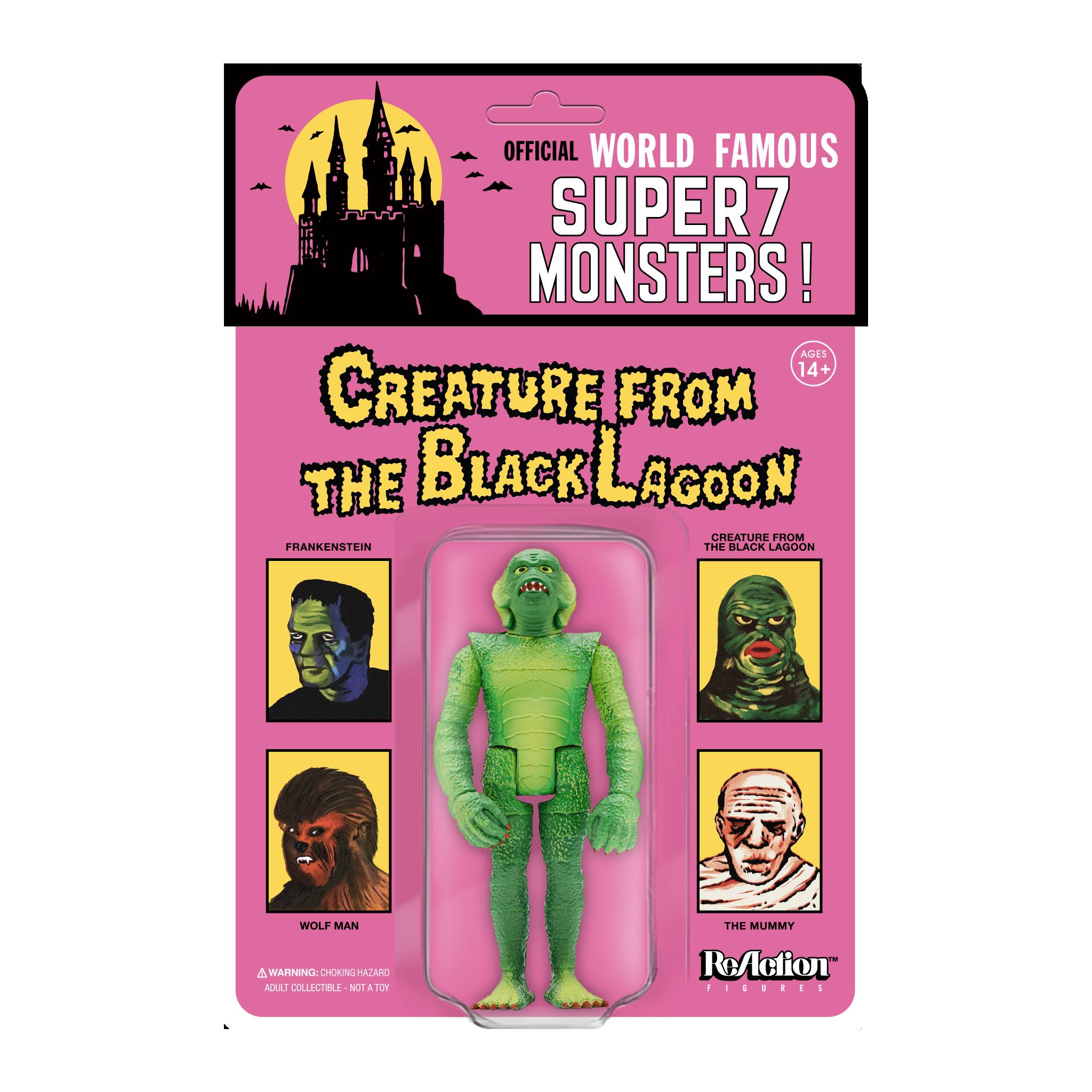 UNIVERSAL MONSTERS W4 CREATURE BLACK LAGOON NAR REACTION FIG | L.A. Mood Comics and Games