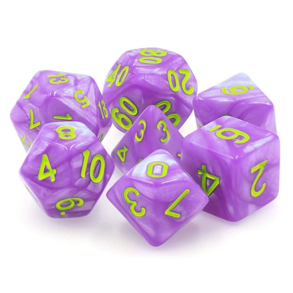 RPG Dice Set - Purple People Eater | L.A. Mood Comics and Games