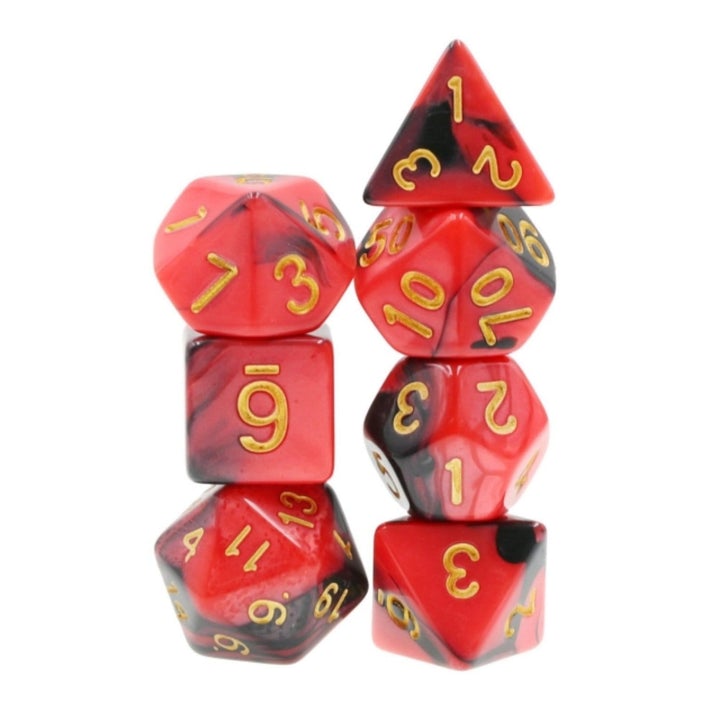 Jokers Wild 7pc Dice Set | L.A. Mood Comics and Games