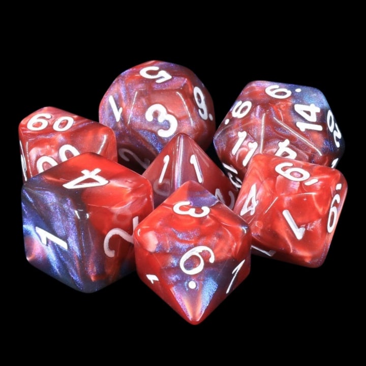 Lava Galaxy 7pc Dice Set | L.A. Mood Comics and Games