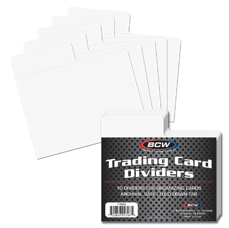 Trading Card Dividers - Horizontal | L.A. Mood Comics and Games