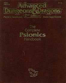 AD&D 2nd Ed. The Complete Psionics Handbook (USED) | L.A. Mood Comics and Games